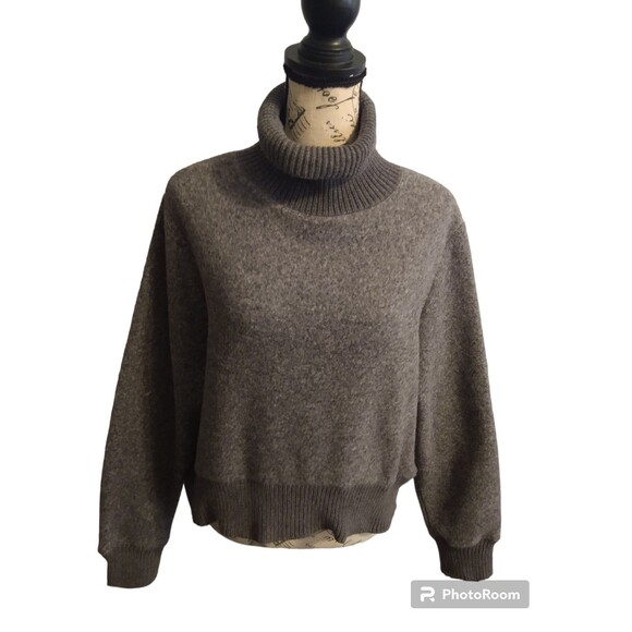 Zara gray small turtleneck sweater - Picture 1 of 8